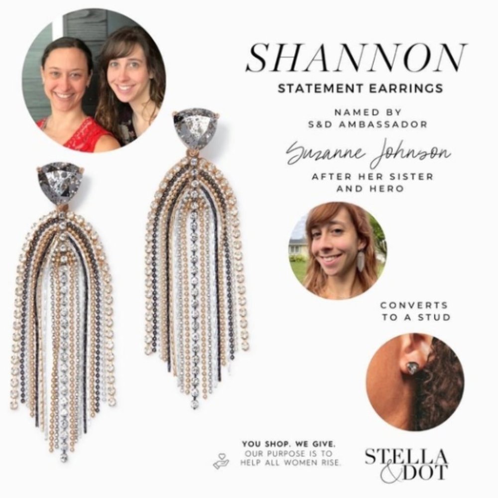 Stella & Dot Shannon Statement Earrings